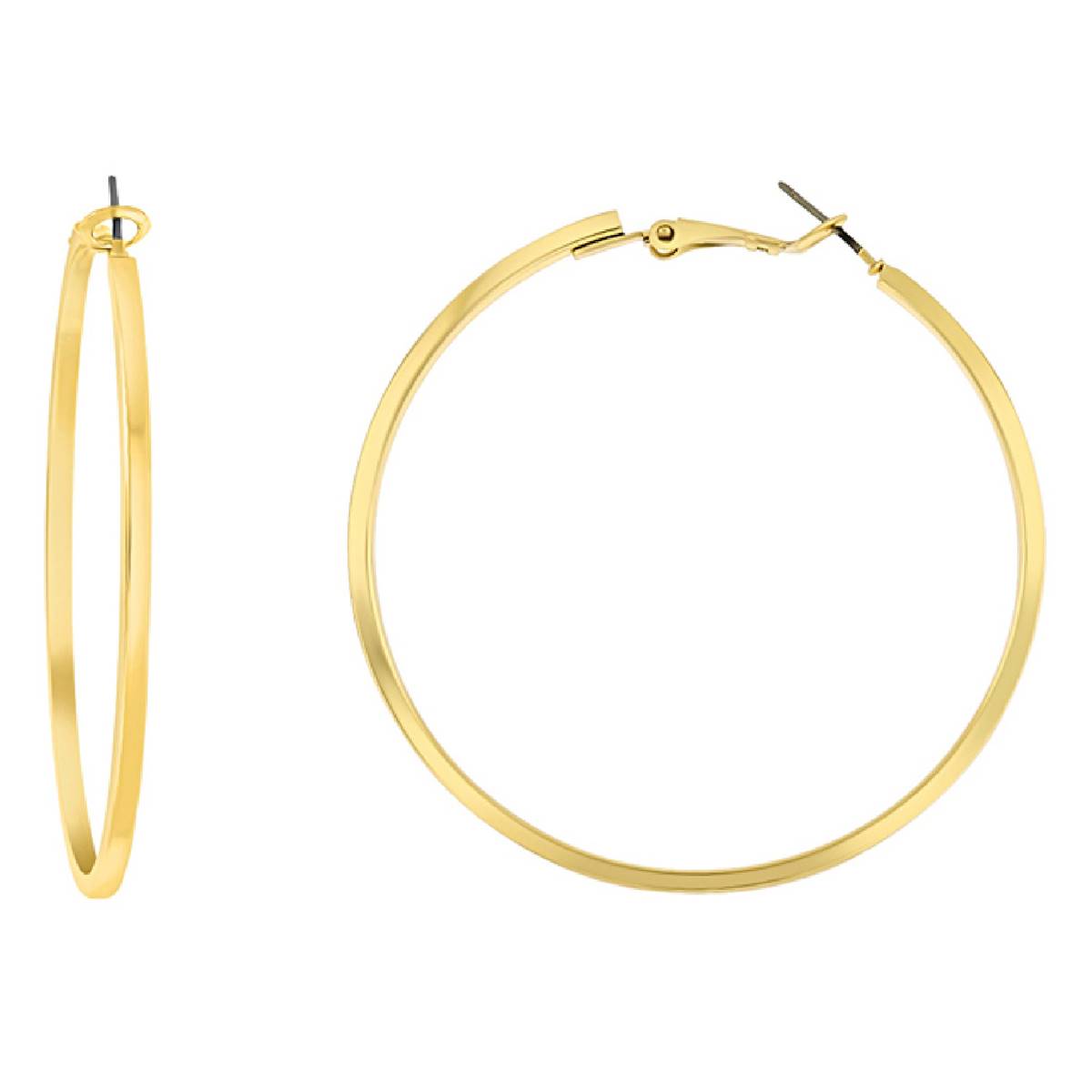 Design Collection 55mm Gold-Tone Hoop Earrings