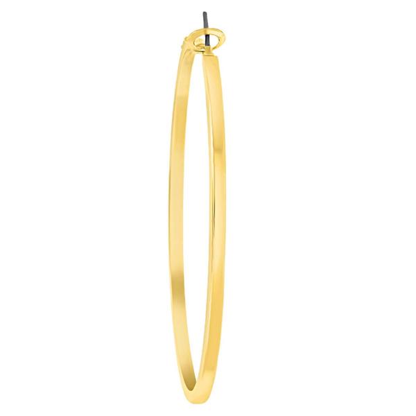 Design Collection 55mm Gold-Tone Hoop Earrings alternate view