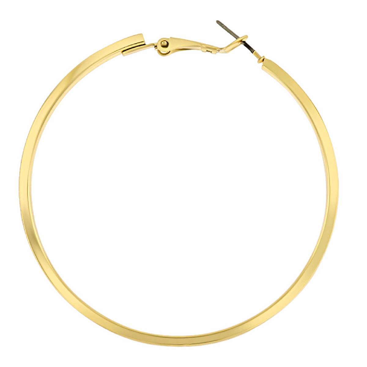 Design Collection 55mm Gold-Tone Hoop Earrings