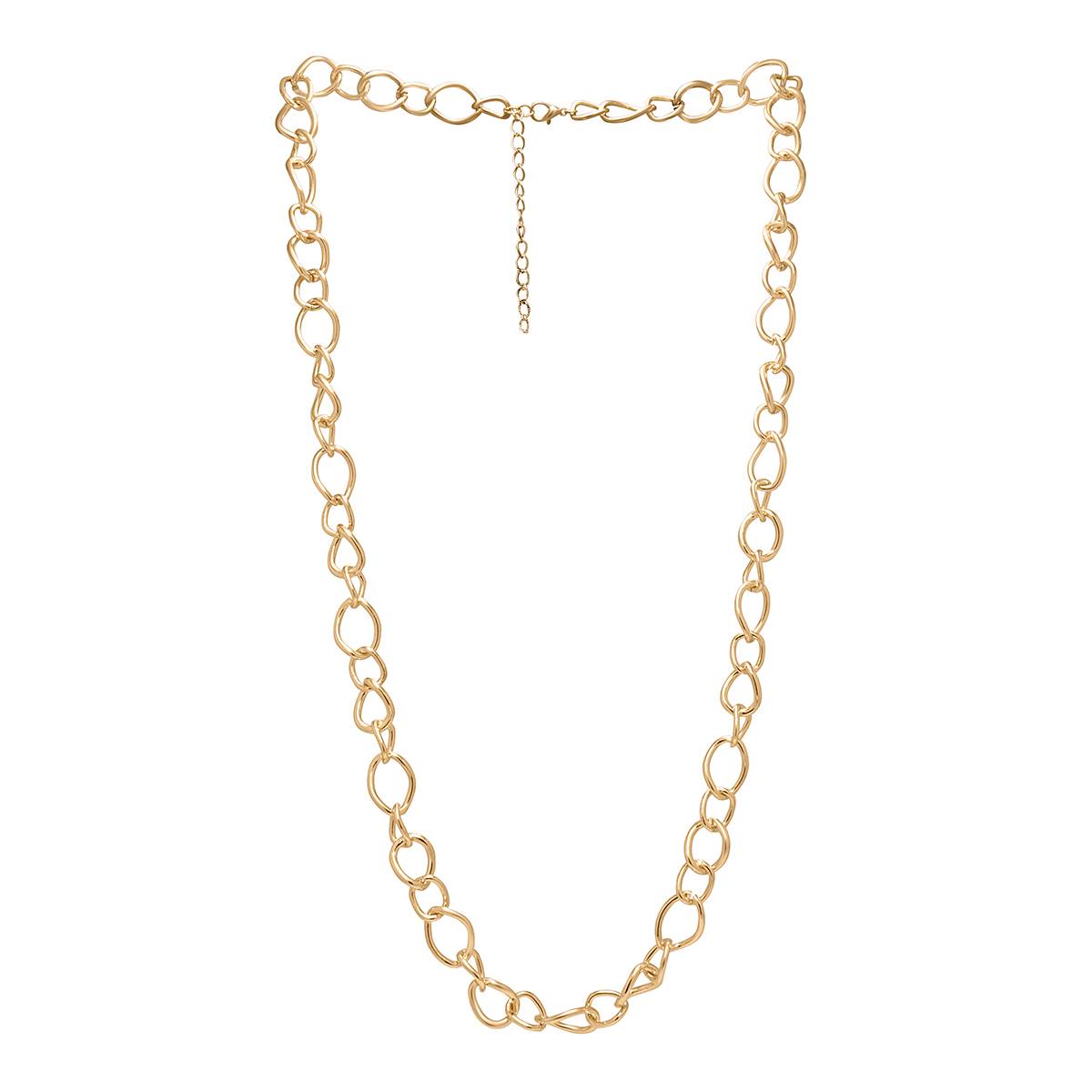 Design Collection 30in. Gold-Tone Cable Link Chain Necklace