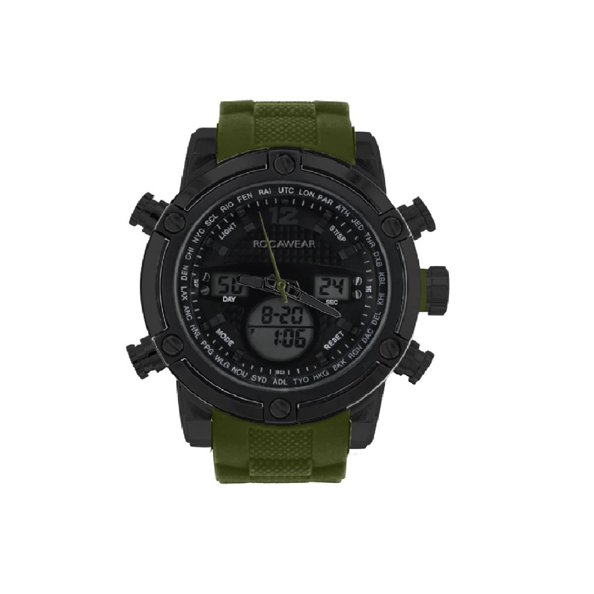 Mens Rocawear Analog-Digital Watch - 3592B-42-G25