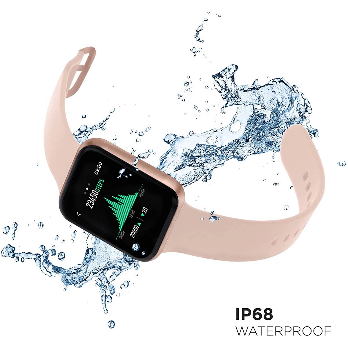 Unisex Blush/Rose Gold Air 3 Smartwatch  - 500009R-0-42-C12
