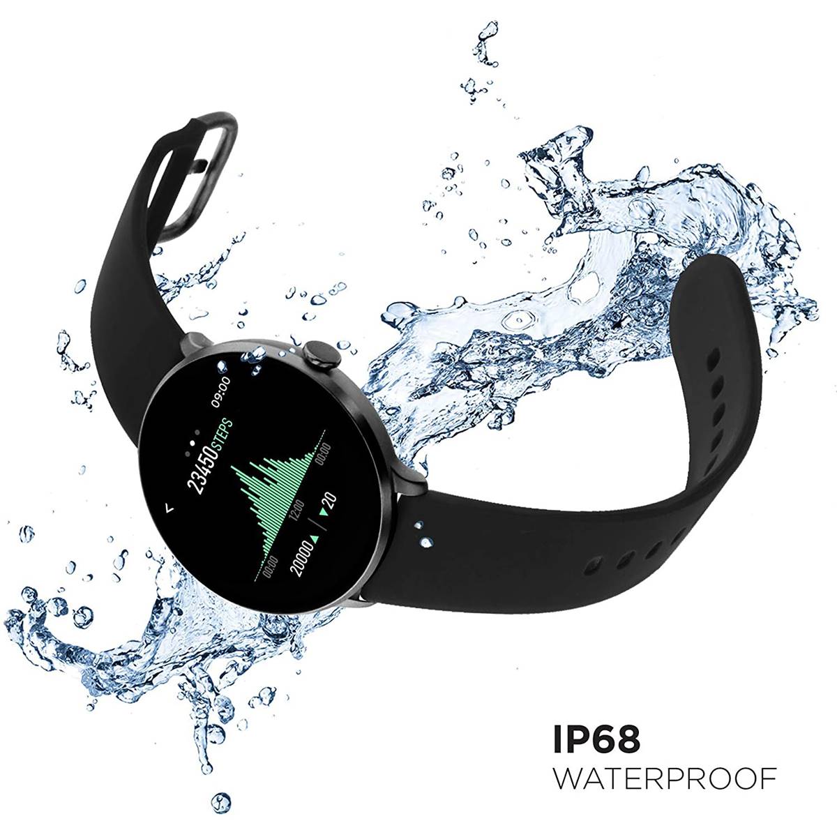 Unisex ITouch Sport 3 Black Health & Fitness Smart Watch