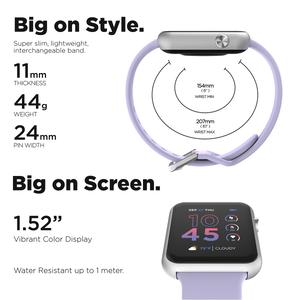 Adult Unisex iTouch Air 4 Lavender Smart Watch - TA4M01-B09 alternate view
