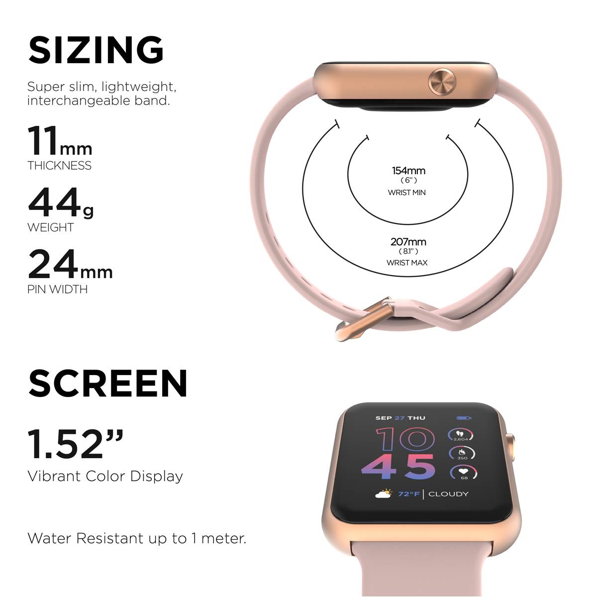 Unisex ITouch Air 4 Smartwatch - TA4M01-C12