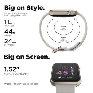 Adult Unisex iTouch Air 4 Titanium Smart Watch - TA4M01-TM1 alternate view
