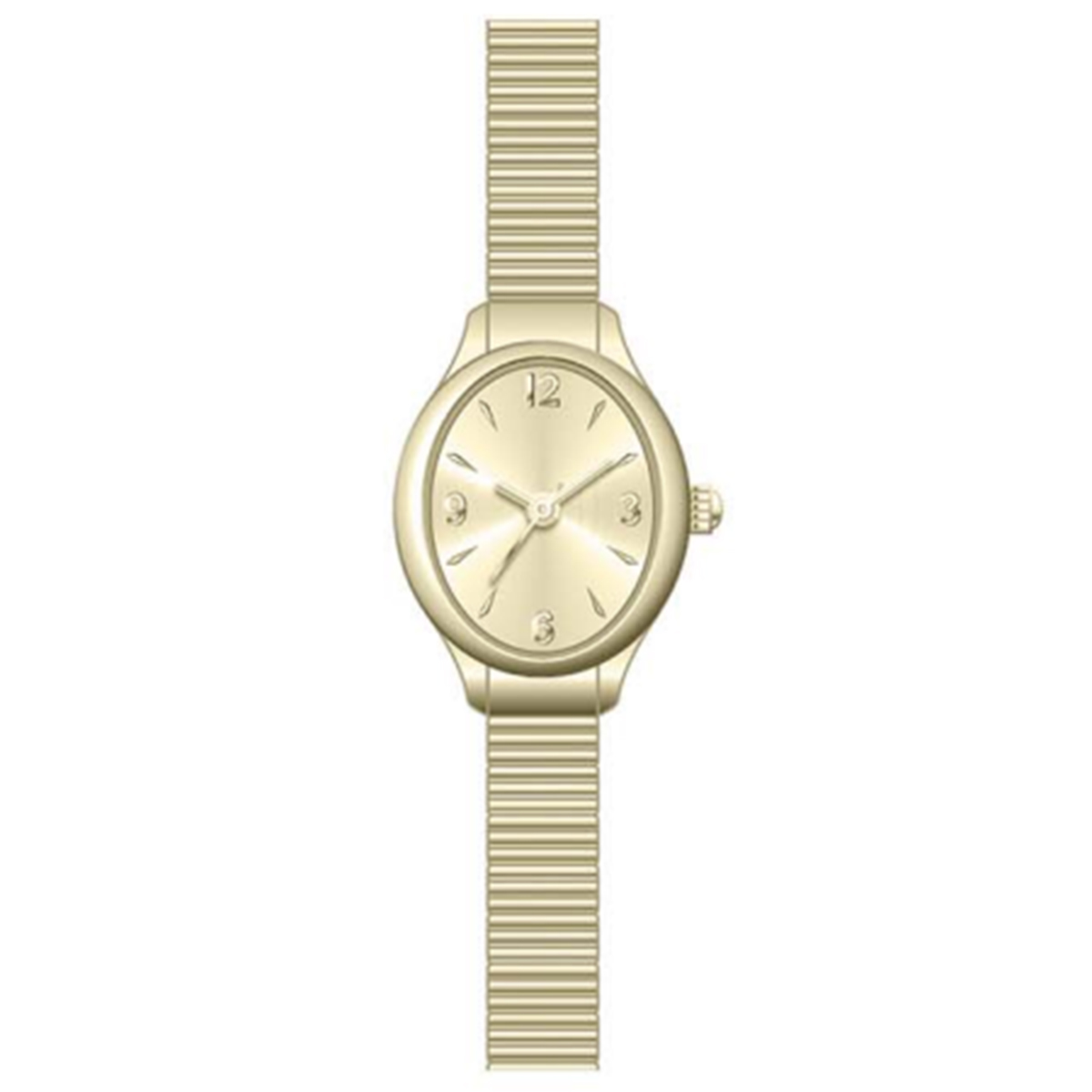 Womens Gold-Tone Light Champagne Dial Watch - 13633G-07-A27