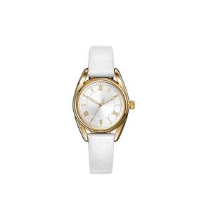 Womens Gold-Tone Round Light Grey Dial Watch - 14891G-07-B03