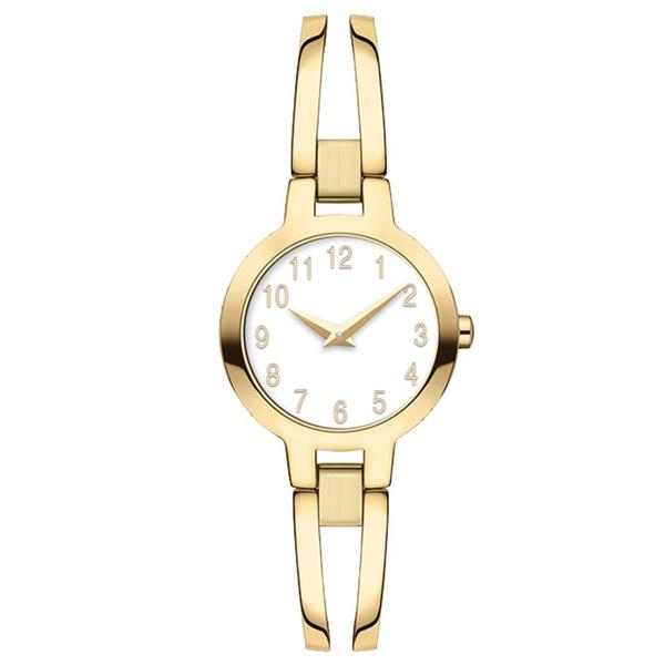 Womens Gold-Tone White Dial Watch - 14999G-07-H27