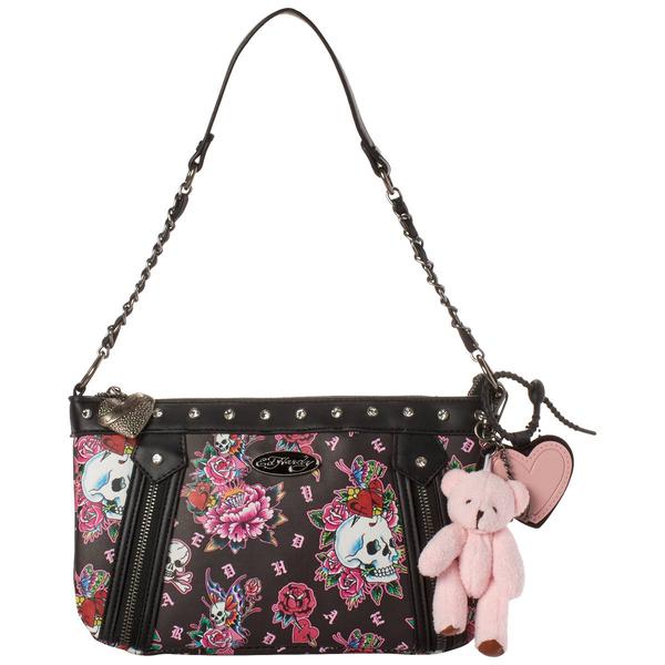 Ed Hardy Eve Shoulder Bag - Black
