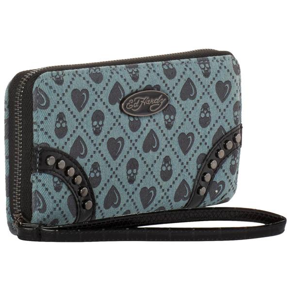 Womens Ed Hardy Elsa Zip-Around Wallet alternate view