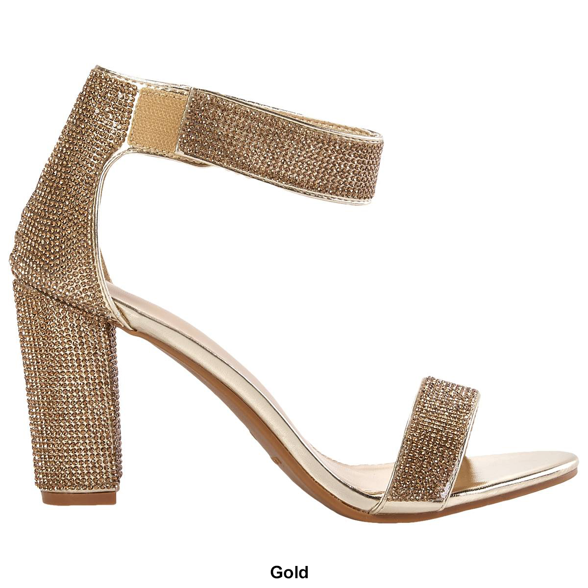 Womens Rampage Glitter Dress Sandals