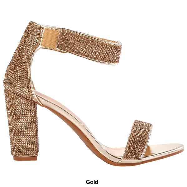 Womens Rampage Glitter Dress Sandals alternate view