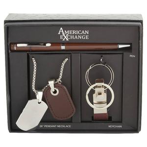 Mens Gentlemen's Classics(tm) Necklace/Keyfob/Pen Set