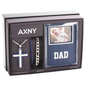 Mens Gentlemen's Classics(tm) Necklace/Bracelets/Dad Frame Set