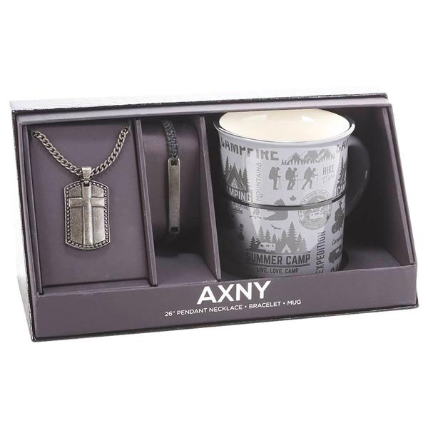 Mens Gentlemen's Classics(tm) Necklace/Bracelet/Mug Set