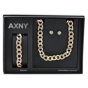 Mens Gentlemen's Classics(tm) Necklace/Bracelet/Earrings Set