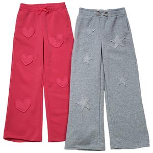 Girls (7-14) 1st Kiss(R) 2pk. Wide Leg Star/Heart Patch Pants