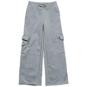Girls (7-14) 1st Kiss(R) Wide Leg Cargo Sweatpants - Heather Grey alternate view
