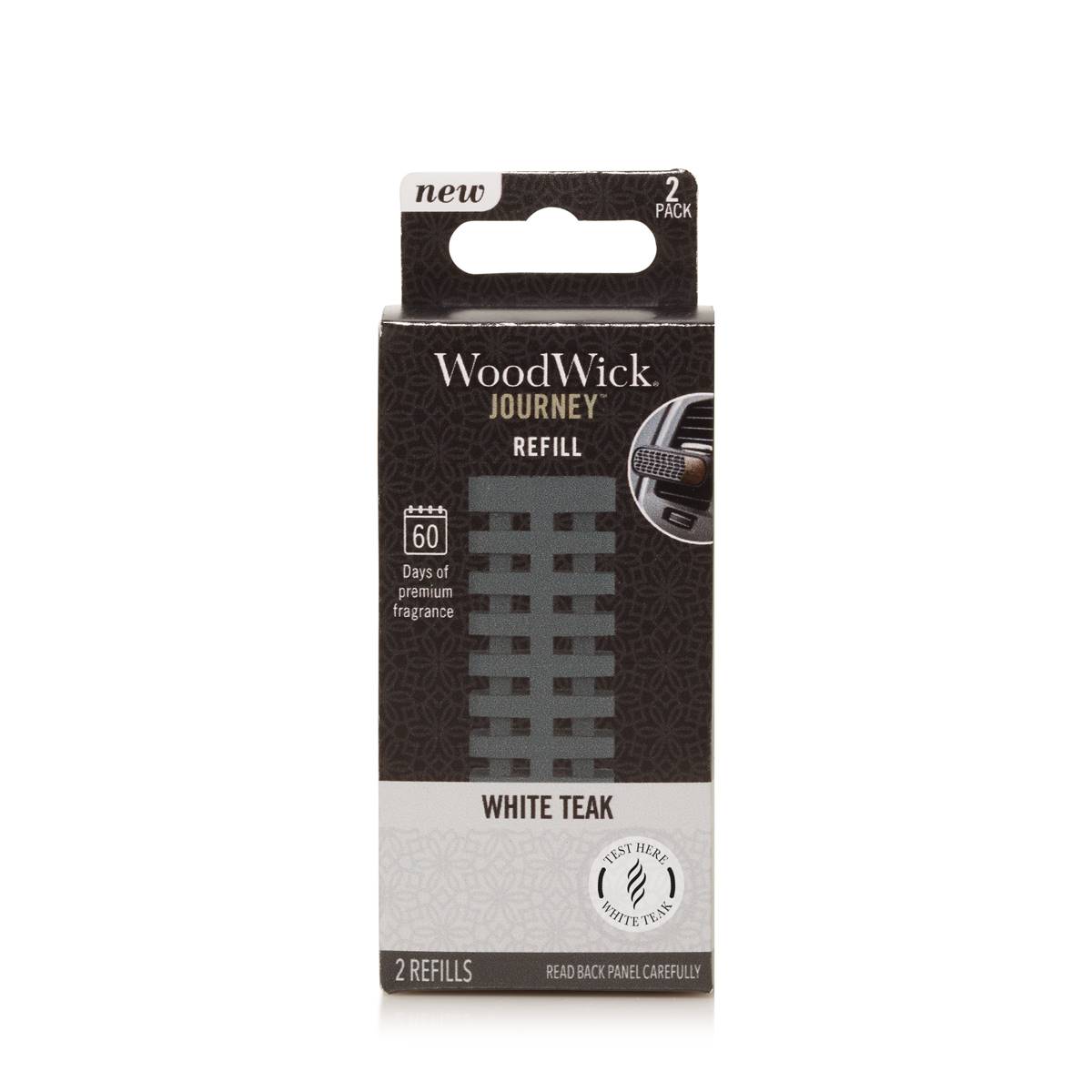 WoodWick(R) 2pk. Journey White Teak Vent Refills