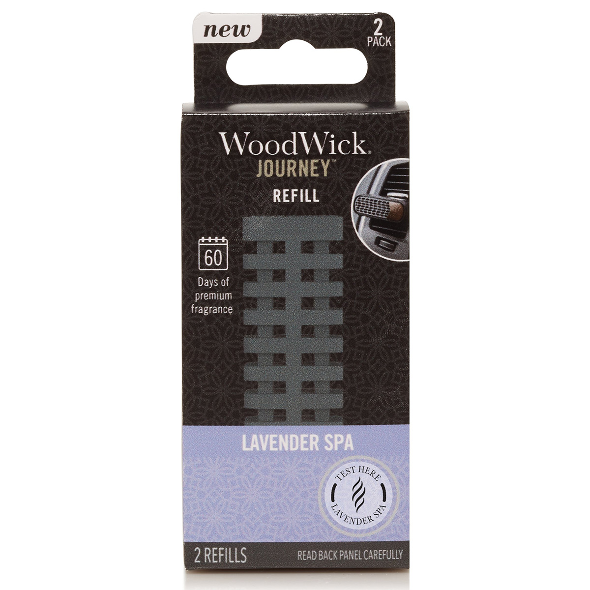 WoodWick(R) 2pk. Journey Lavender Spa Vent Refills