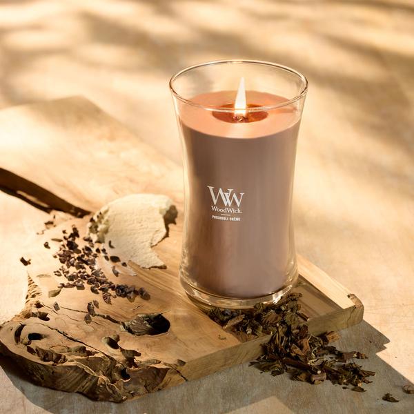 WoodWick(R) Patchouli Creme 21.5oz. Jar Candle