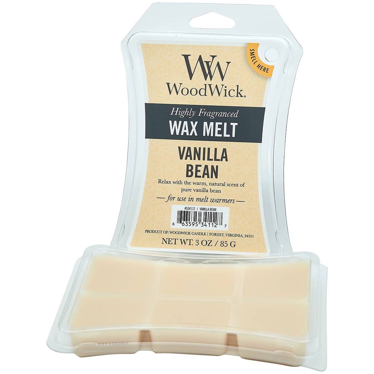 WoodWick(R) Vanilla Bean 3oz. Wax Melts