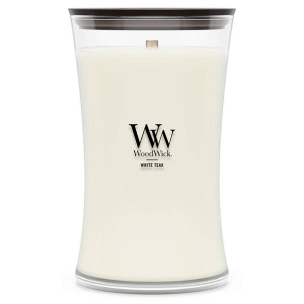 WoodWick(R) 21.5oz. White Teak Jar Candle