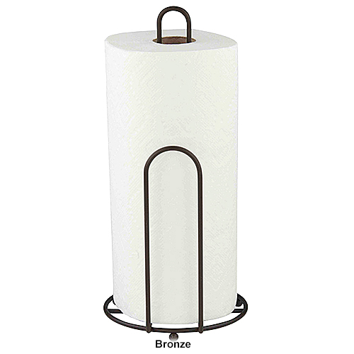 Home Basics Steel Paper Towel Holder
