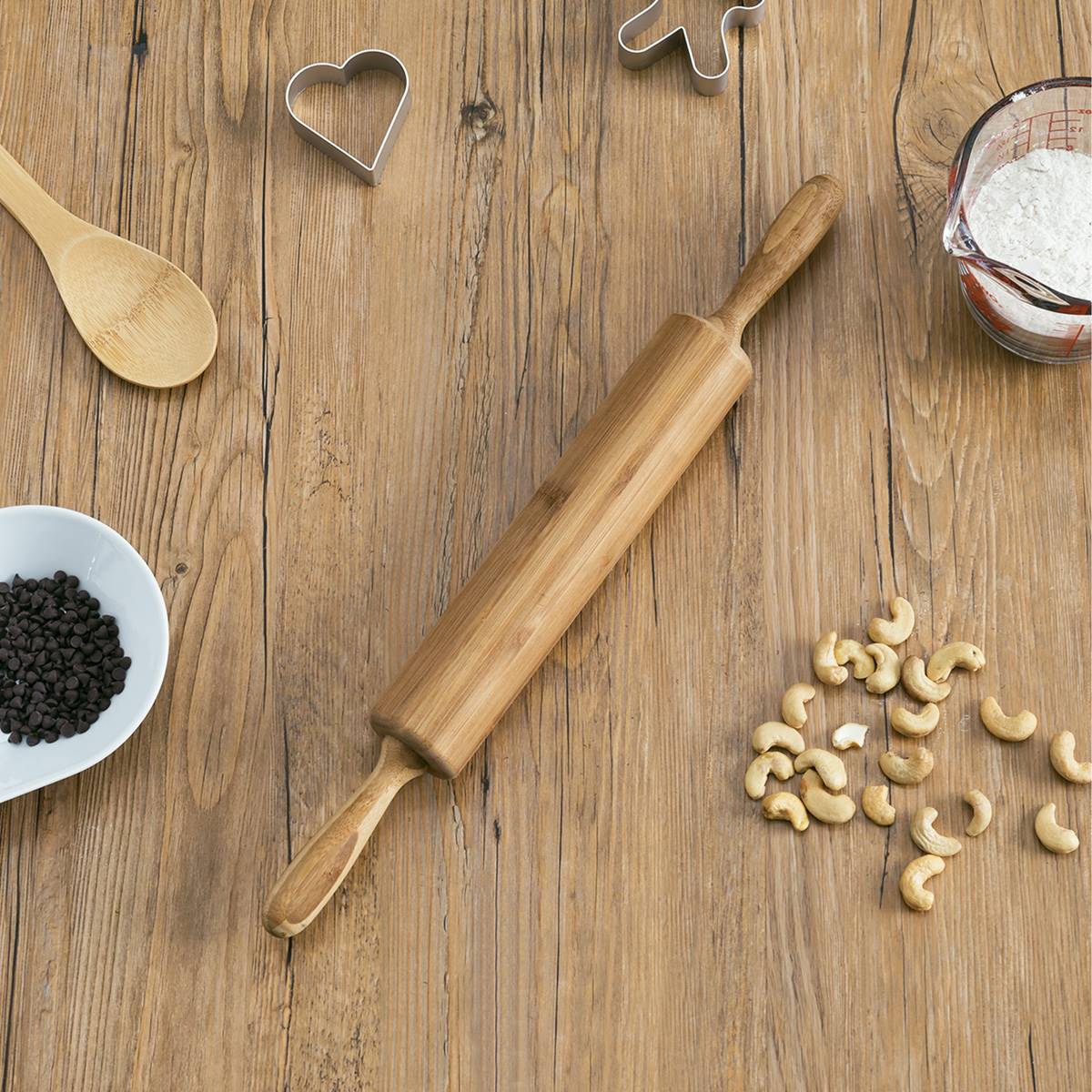 Home Basics Bamboo Rolling Pin