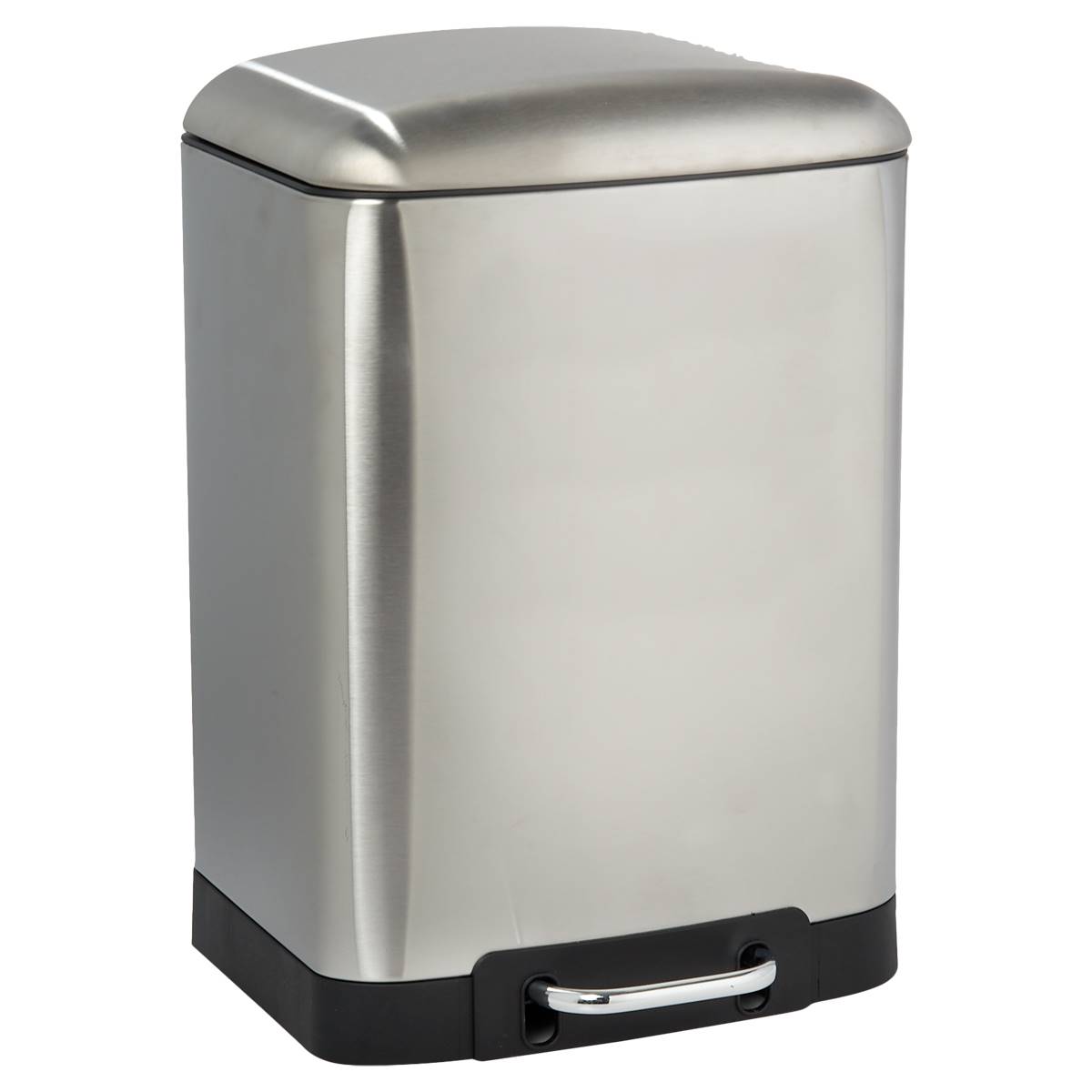 12-Liter Stainless Steel Waste Bin