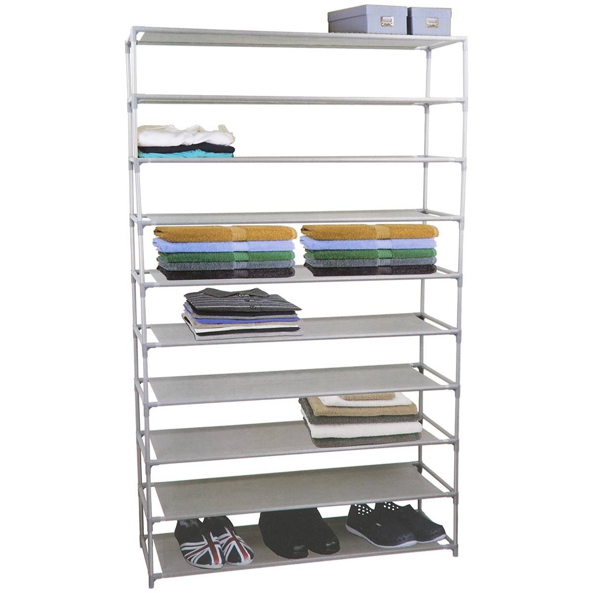 HDS Trading 30pr. Non-Woven Shoe Rack