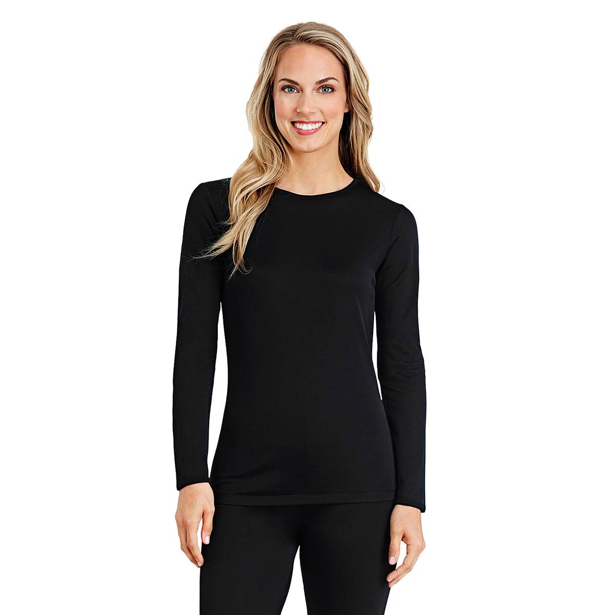 Womens Cuddl Duds(R) Softwear Long Sleeve Thermal Top