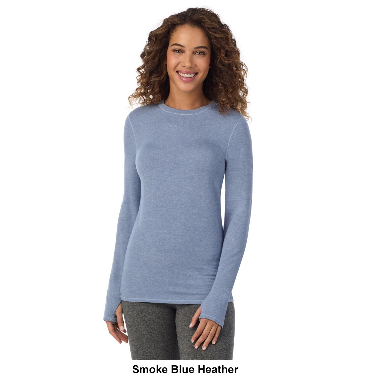 Womens Cuddl Duds Ultra Cozy Long Sleeve Crew Top