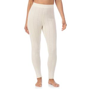 Womens Cuddl Duds(R) Cotton Pointelle Leggings
