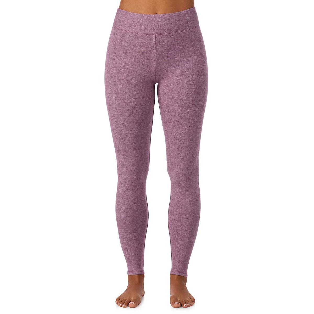 Cuddl Duds Ultra Cozy Thermal Legging, Medium, Purple