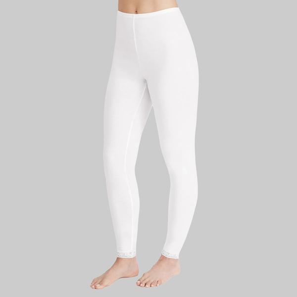 Womens Cuddl Duds(R) Softwear Lace Edge Leggings