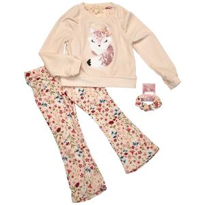 Girls (4-6x) BTween(R) 2pc. Velour Crew & Cozy Flare Leggings Set