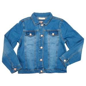 Girls (7-16) BTween(R) Long Sleeve Butterfly Denim Jacket alternate view