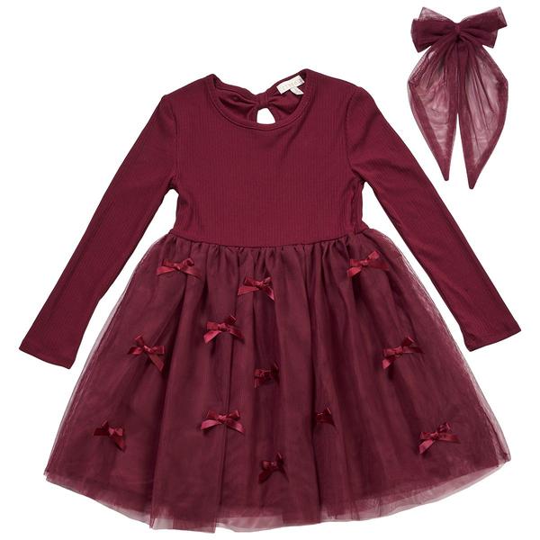Girls (4-6x) BTween(R) 3D Bow Mesh Tutu Dress