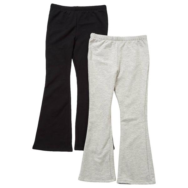 Girls (7-12) BTween(R) 2pk. Solid/Marled Flare Cozy Leggings