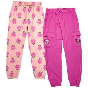 Girls (7-12) BTween(R) 2pk. Cargo/Daisy Joggers alternate view