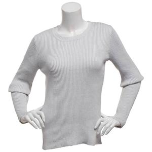 Juniors Pink Rose Rib Solid Tunic alternate view