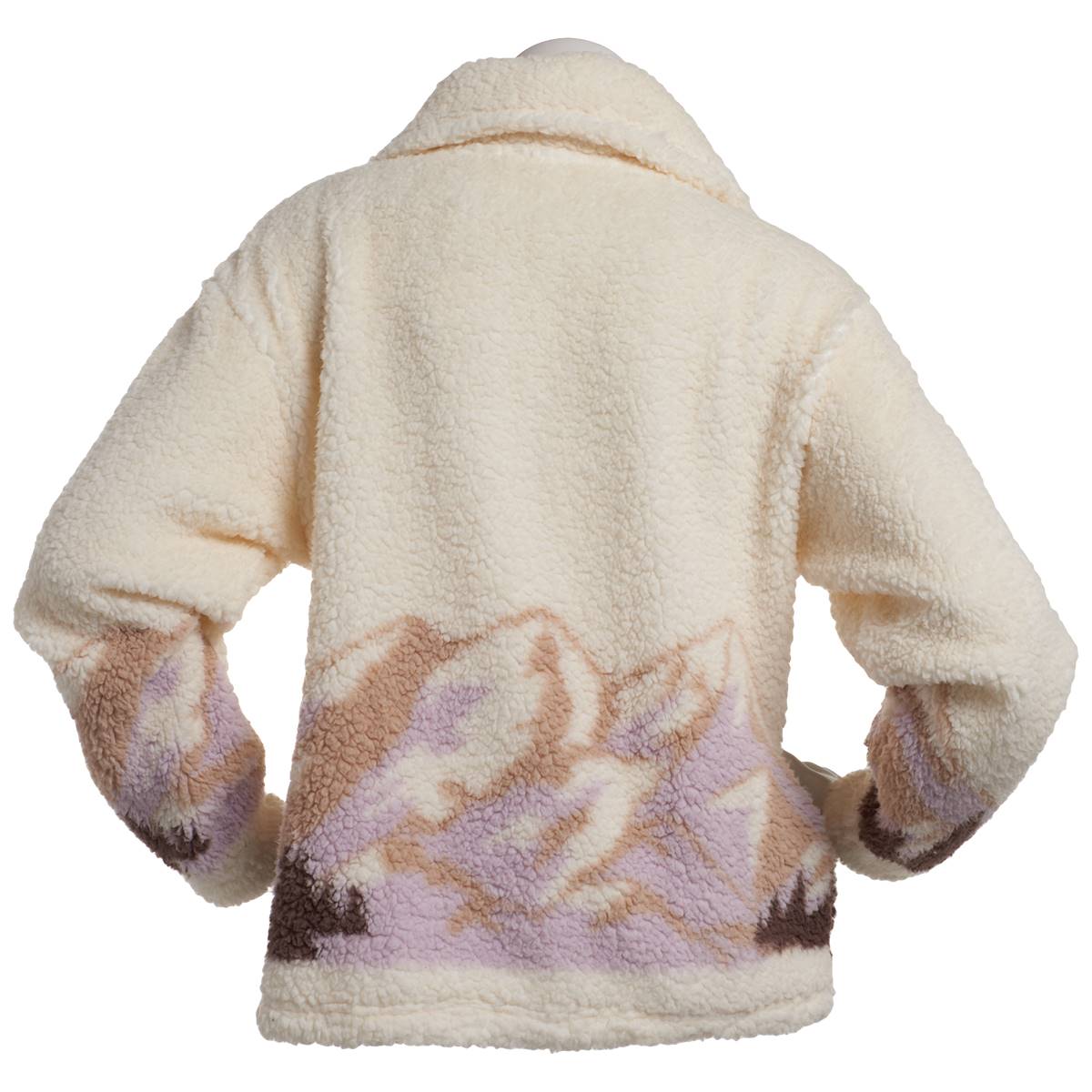 Juniors Pink Rose The Range Sherpa Jacket