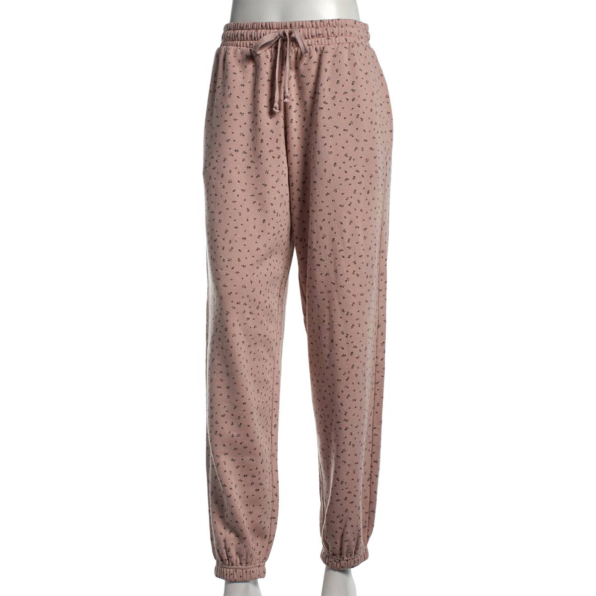 Juniors Pink Rose Le Fleur Sweatpants