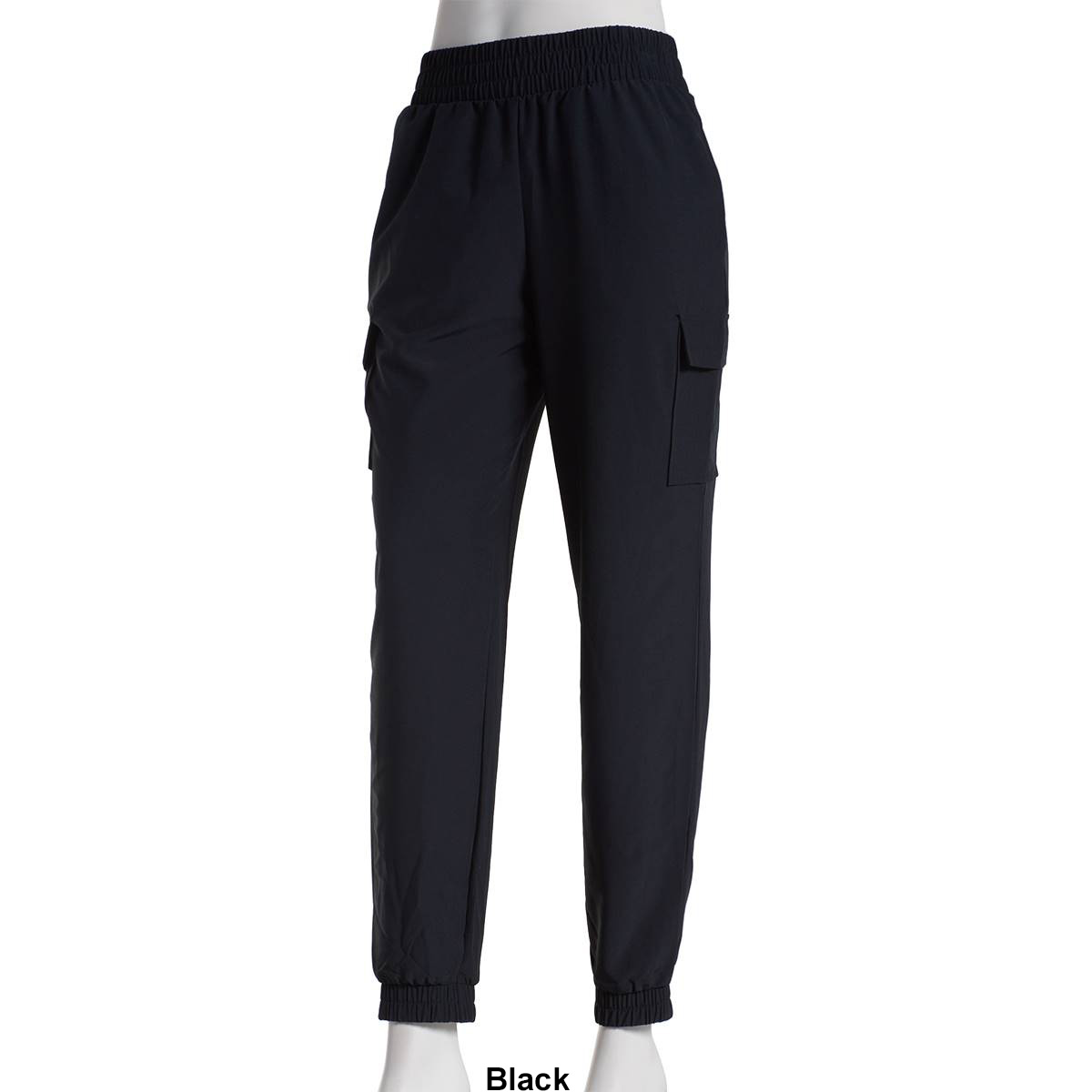 Juniors Pink Rose Weekender Cargo Pocket Sweatpants