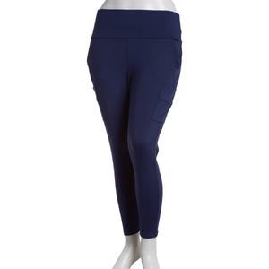 Plus Size Bally Fashion Willa Solid Leggings alternate view