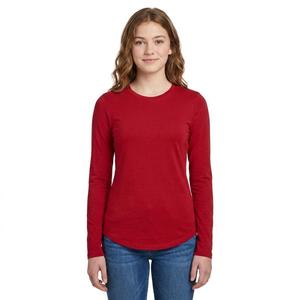 Juniors Lily & Lace Long Sleeve Crew Neck Tee alternate view