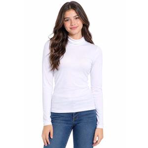 Juniors Lily & Lace Long Sleeve Funnel Neck Top