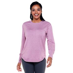Womens RBX Rounded Hem Long Sleeve Sweatshirt